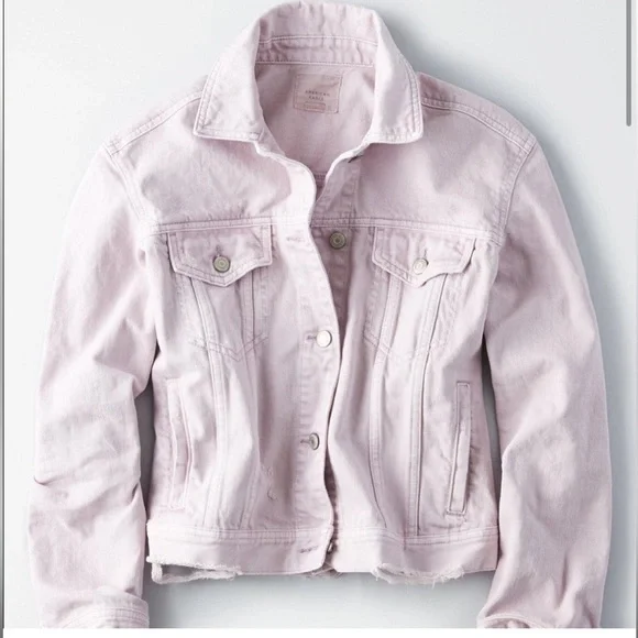 AE Distressed Jean Jacket - Picture 3 of 6